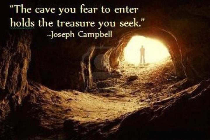 the cave you fear joseph campbell quote